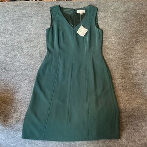 Casual Corner Green Midi Dress New w/ tags